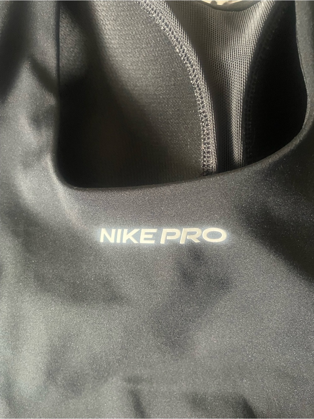 Nike Pro Black Longline Sports Bra Top - Picture 5 of 5